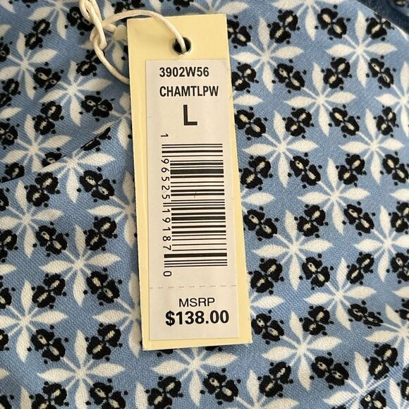 Max Studio Sleeveless Maxi Dress Size: Large Color: Blue/Black - Picture 12 of 13